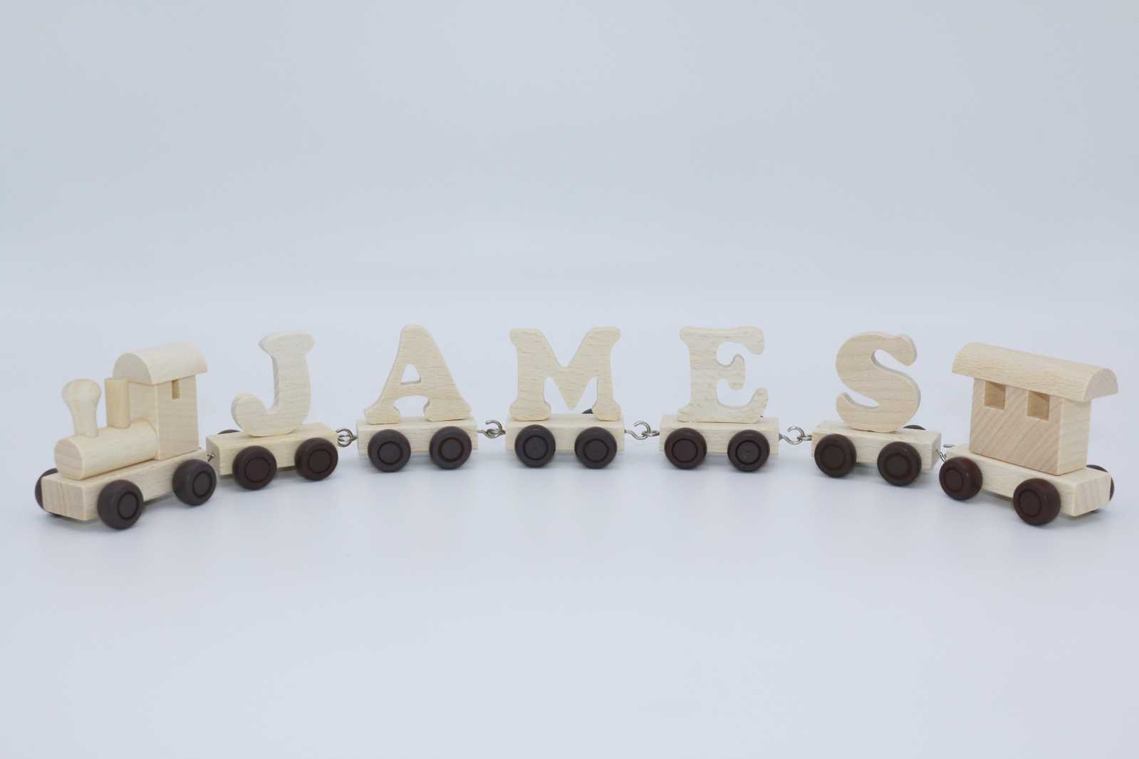 Personalised Wooden Name Train