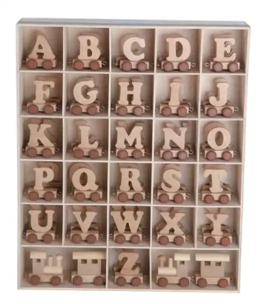 Wooden Train Letters That Make Personalised Name Trains Come Alive