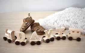 Personalised Wooden Name Train