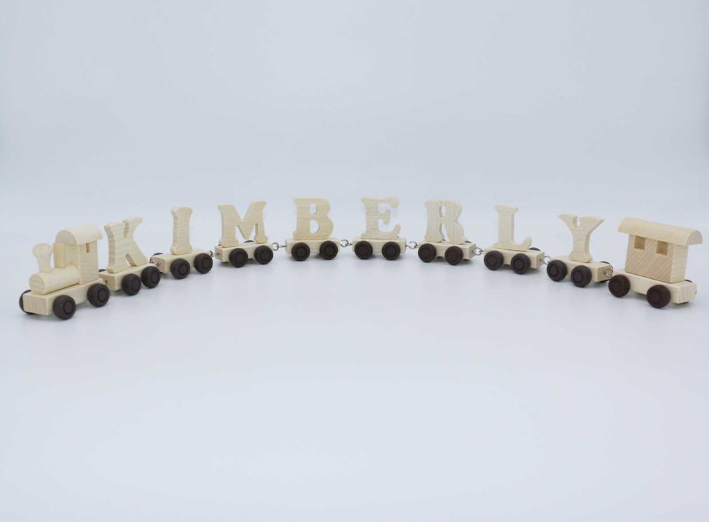 Personalised Wooden Name Train