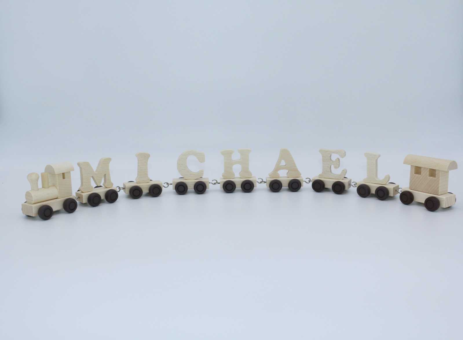 Personalised Wooden Name Train