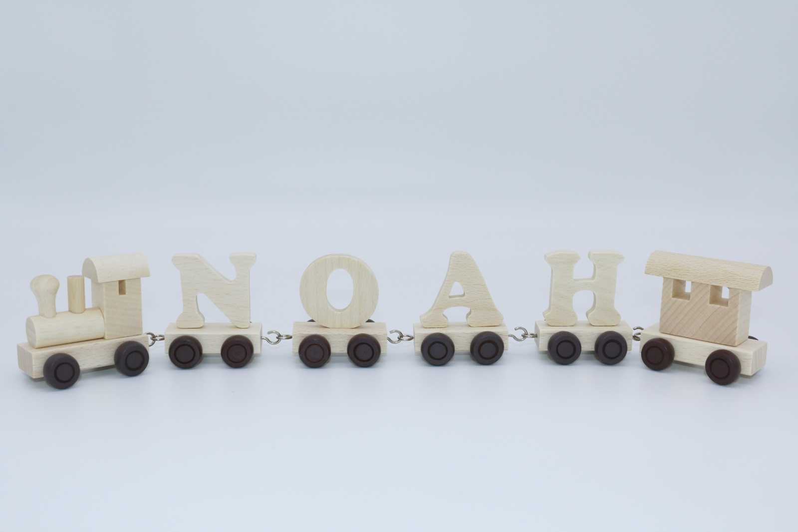 Personalised Wooden Name Train