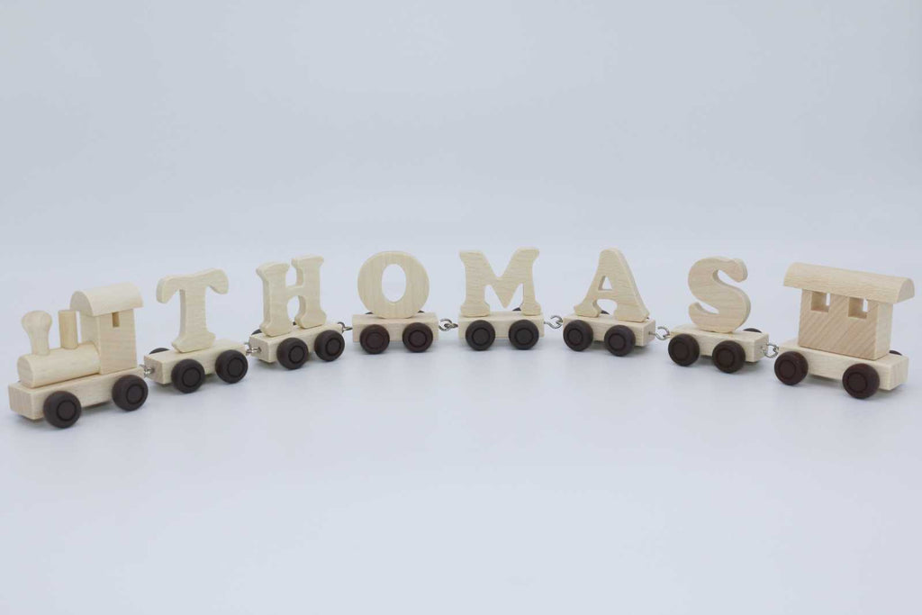 Personalised Wooden Name Train