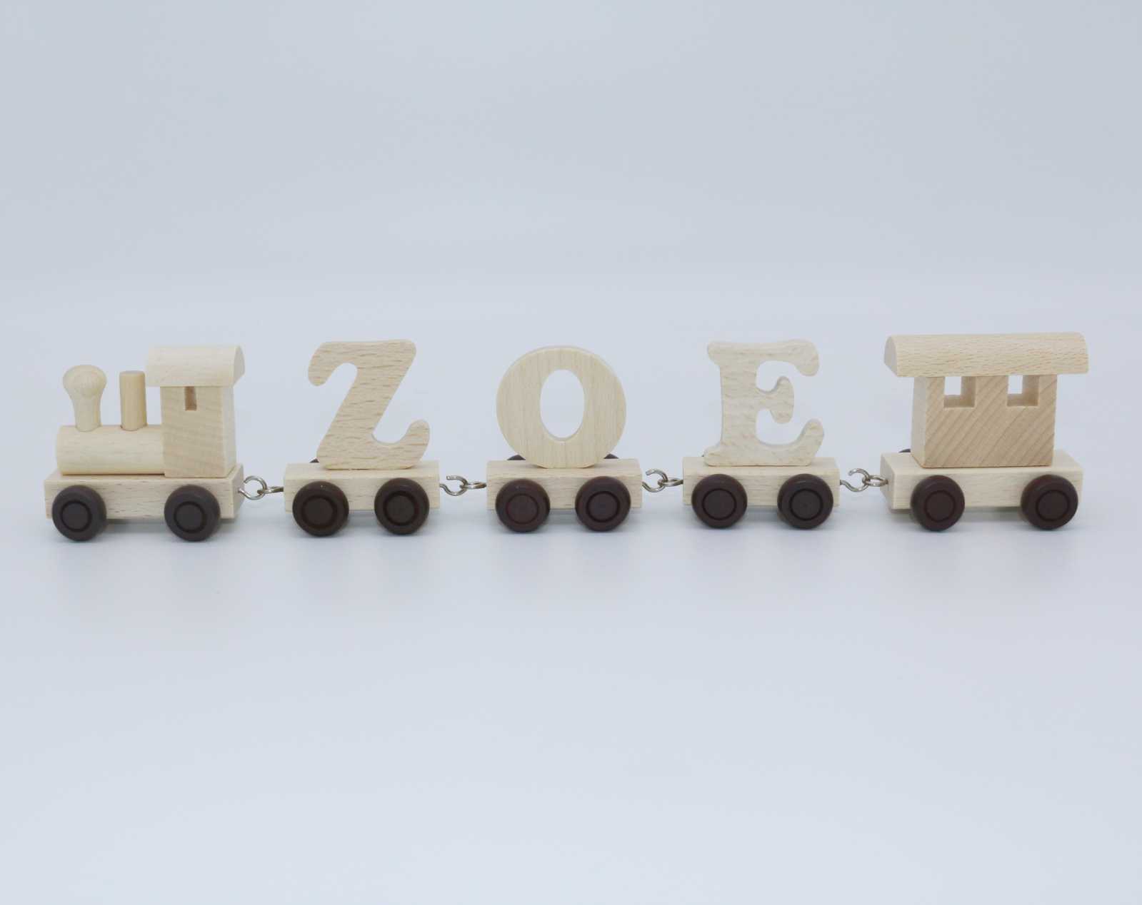 Personalised Wooden Name Train
